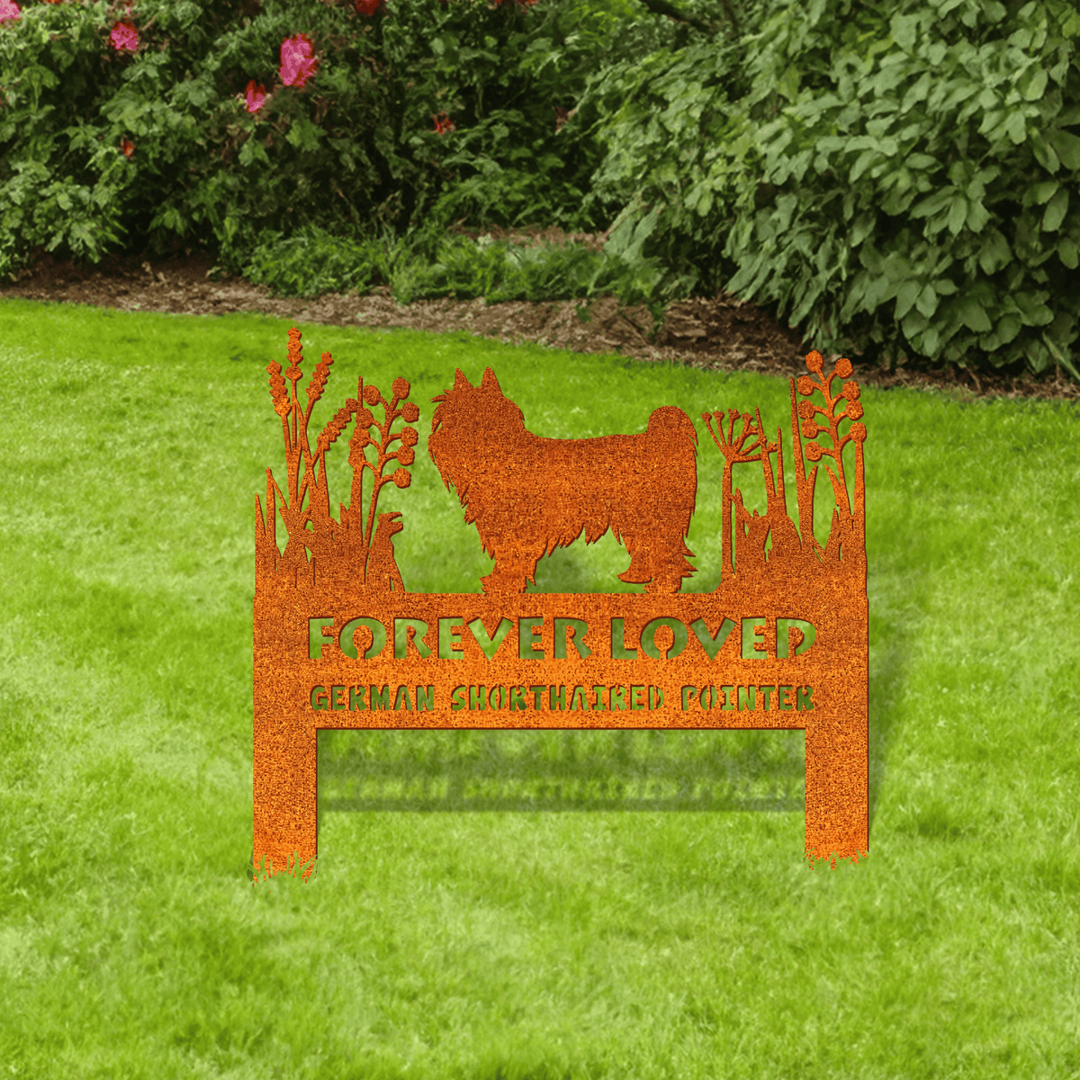 Skye Terrier Memorial Stake Corten Sign Personalized, Pet Grave Markers Sign, Sign With Stake, Pet Loss Gift, Sympathy Sign, Remembrance Stake