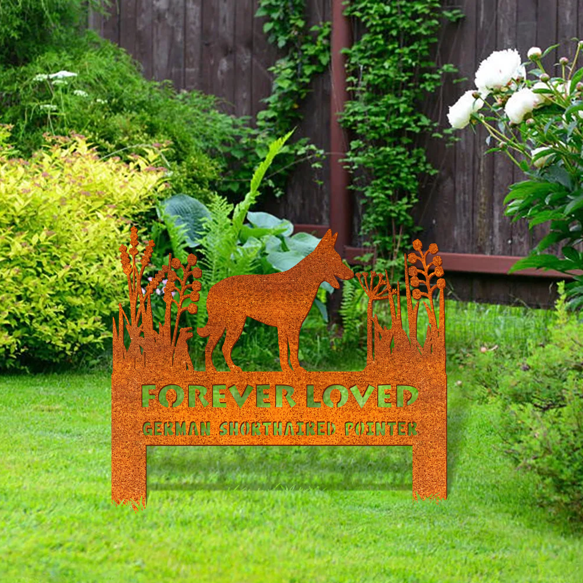 Belgian Malinois Memorial Stake Corten Sign Personalized, Pet Grave Markers Sign, Sign With Stake, Pet Loss Gift, Sympathy Sign, Remembrance Stake