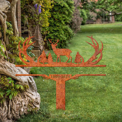 Custom Hunting Memorial Stake, Cemetery Stake, Grave Marker, Hunter Memorial Stake, Fisher Loss, In Memorial Of Gift, Hunter Loss, Dad Lost