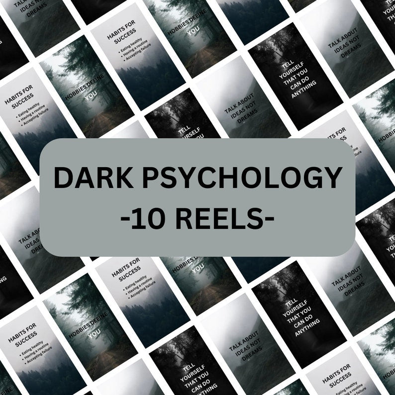 10 REELS - DARK PSYCHOLOGY