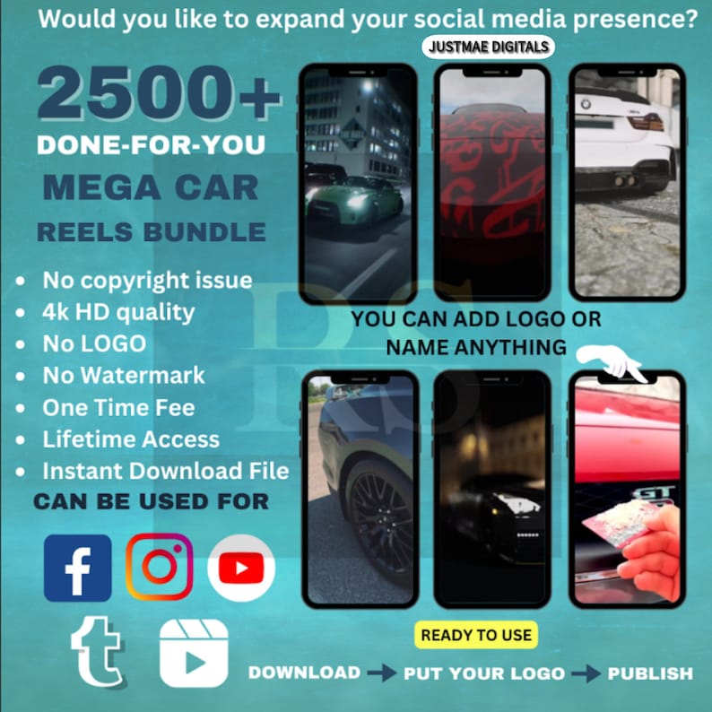 33,000+ Reels Bundle, Editable Short Videos, For Engagement and boost reach on social media, Vertical Videos