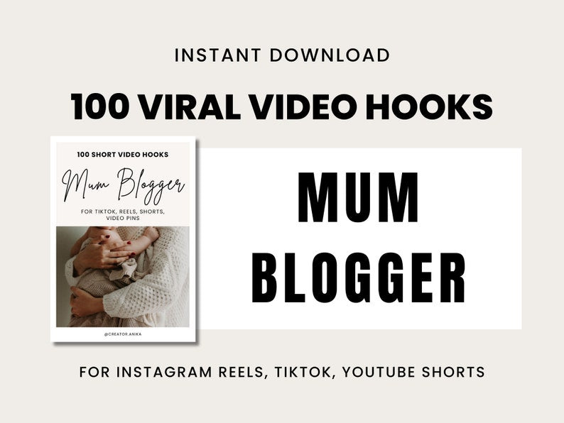 Vidéos d'accroches pour blogueuses mamans, bobines Instagram sur la parentalité, publications Instagram sur la maternité, réseaux sociaux pour mamans entrepreneures, créatrice de contenu pour mamans, accroches virales