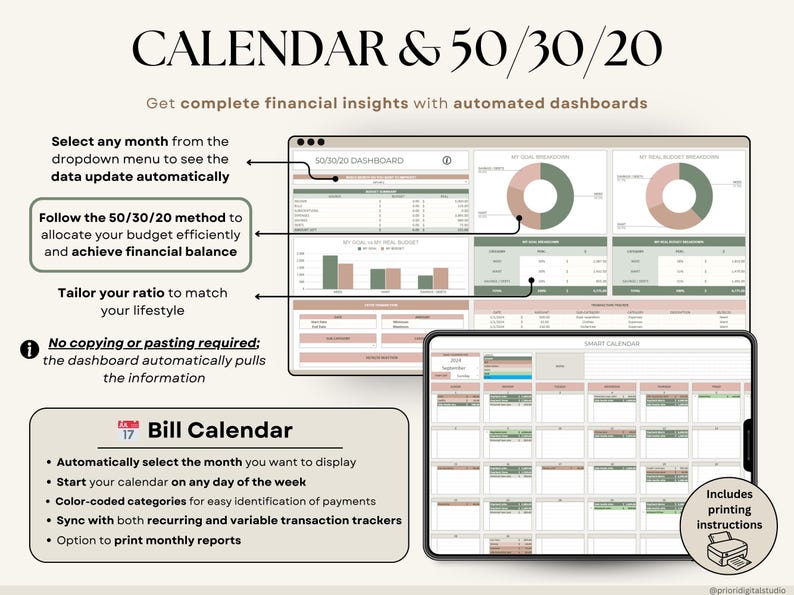 Hoja de cálculo de presupuesto anual definitivo Plantilla de presupuesto de Google Sheets de Excel Seguimiento de presupuesto mensual Planificador financiero Seguimiento de facturas Seguimiento de deuda